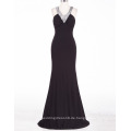 Grace Karin bodenlangen Perlen formale Kleid schwarz Bodycon lange Abendkleider CL6157